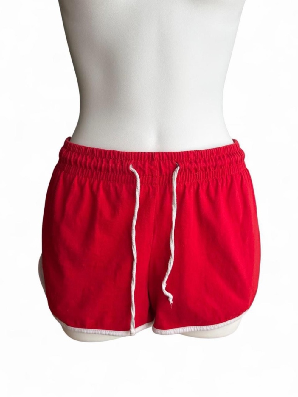 Active Riot Women's Red Drawcord Athletic Shorts